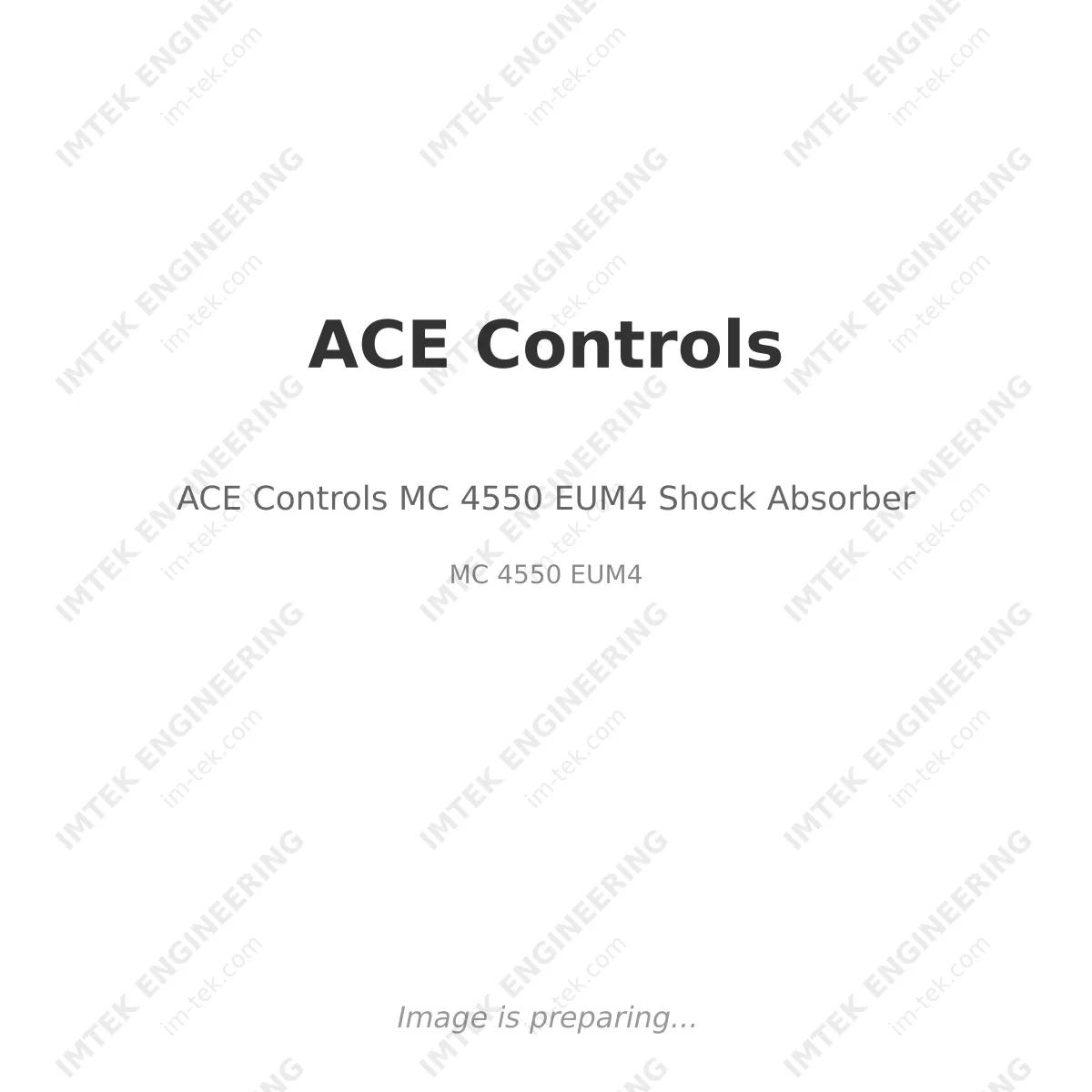 ACE Controls ACE Controls MC 4550 EUM4 Shock Absorber - MC 4550 EUM4