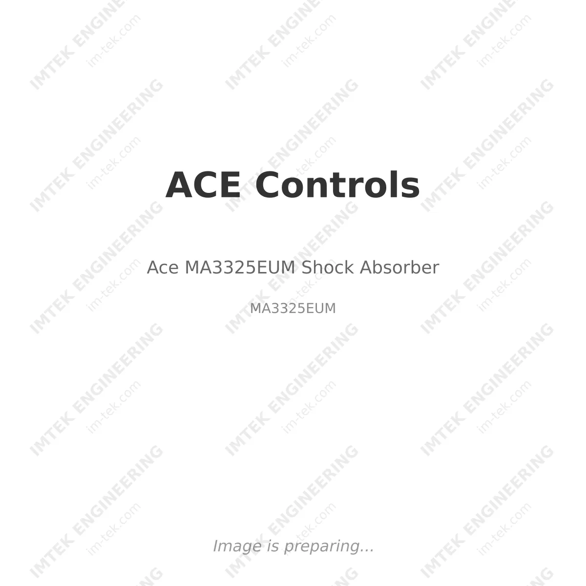 ACE Controls Ace MA3325EUM Shock Absorber - MA3325EUM