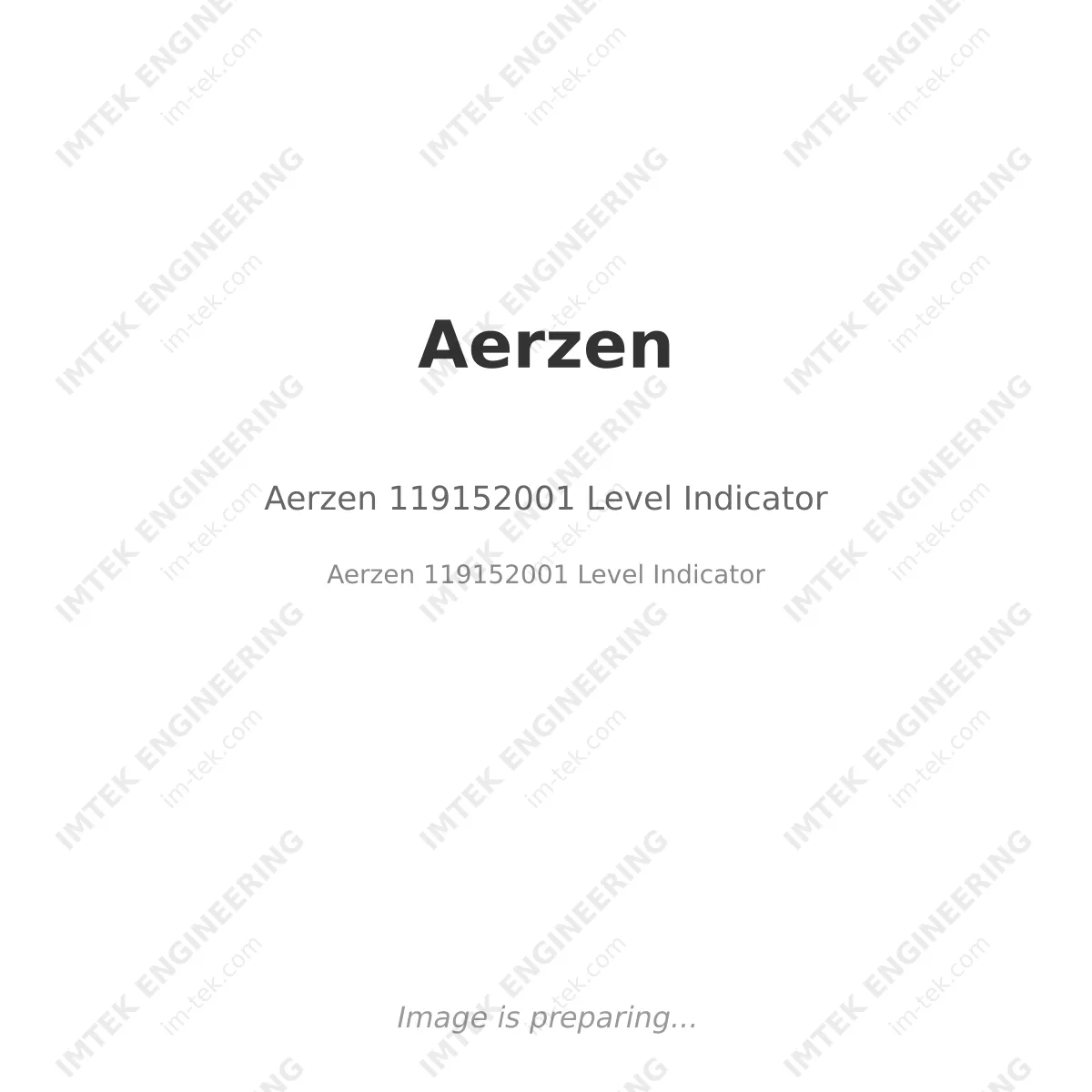 Aerzen Aerzen 119152001 Level Indicator - Aerzen 119152001 Level Indicator