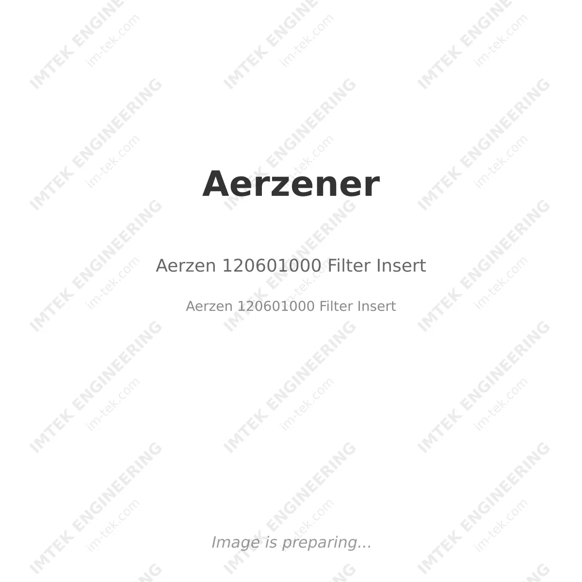 Aerzener Aerzen 120601000 Filter Insert - Aerzen  120601000 Filter Insert