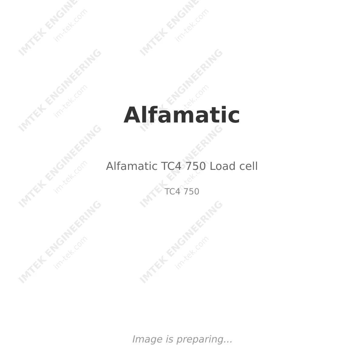 Alfamatic Alfamatic TC4 750 Load cell - TC4 750