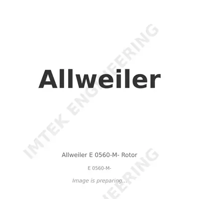 Allweiler Allweiler E 0560-M- Rotor - E 0560-M- thumbnail 1