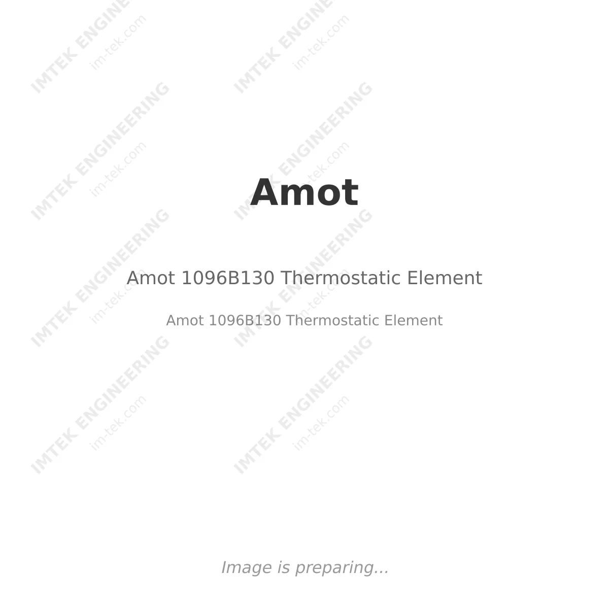 Amot Amot 1096B130 Thermostatic Element - Amot 1096B130 Thermostatic Element