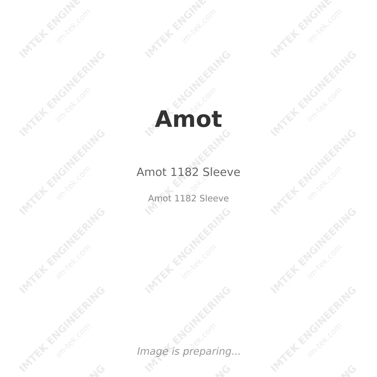 Amot Amot 1182 Sleeve - Amot 1182 Sleeve