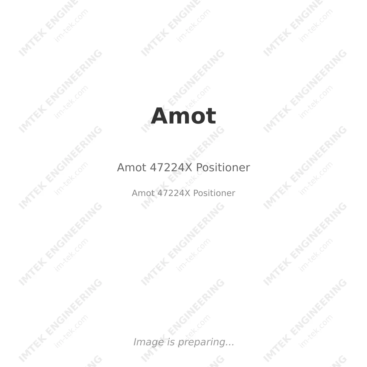 Amot Amot 47224X Positioner - Amot 47224X Positioner