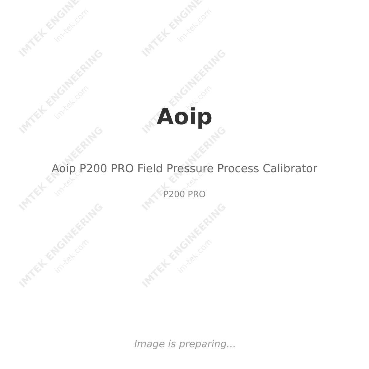 Aoip Aoip P200 PRO Field Pressure Process Calibrator - P200 PRO
