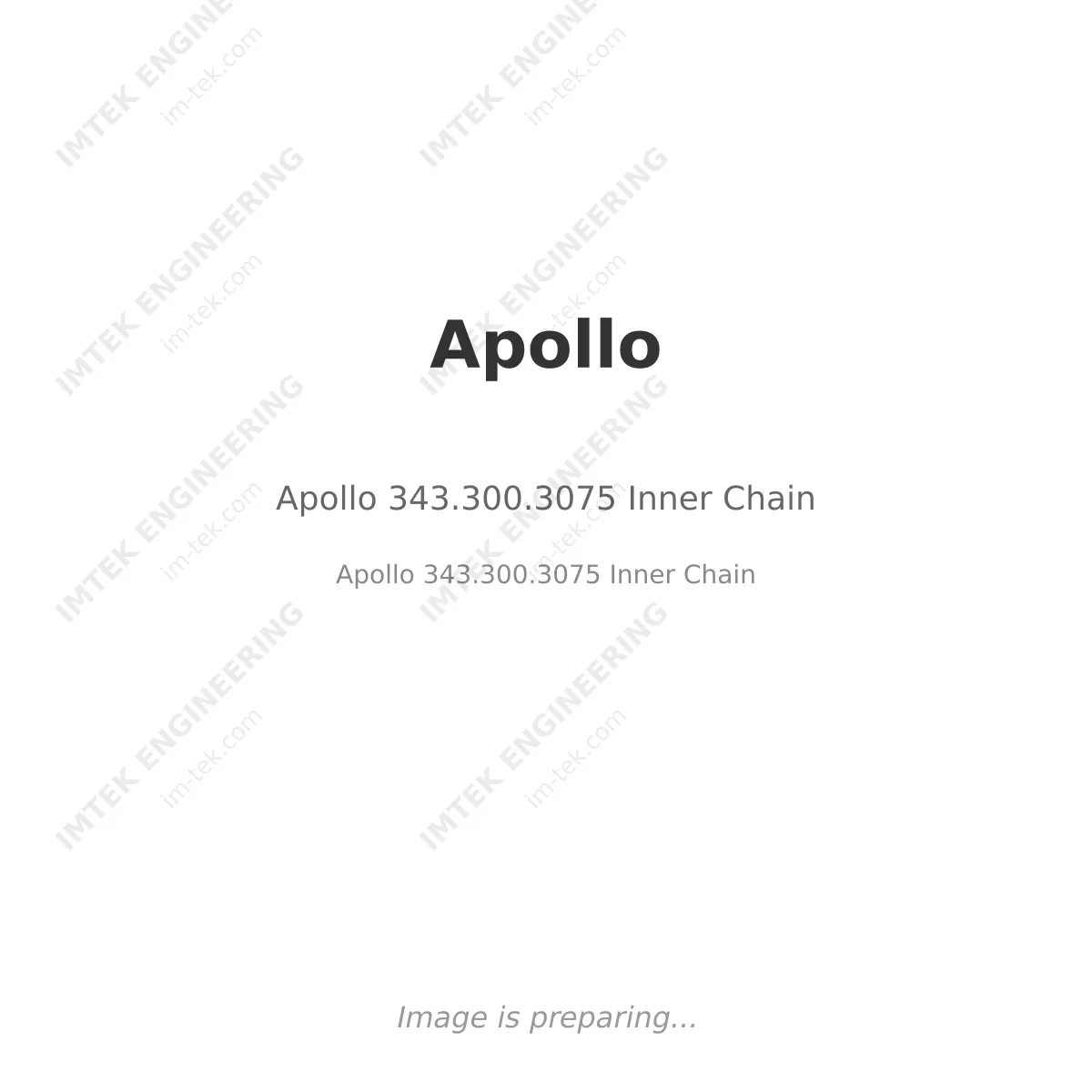 Apollo Apollo 343.300.3075 Inner Chain - Apollo 343.300.3075 Inner Chain