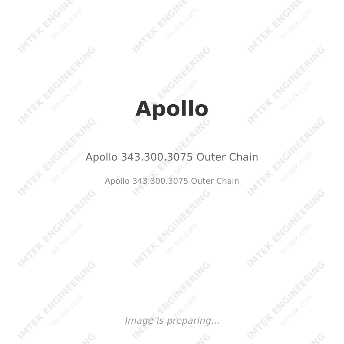 Apollo Apollo 343.300.3075 Outer Chain - Apollo 343.300.3075 Outer Chain