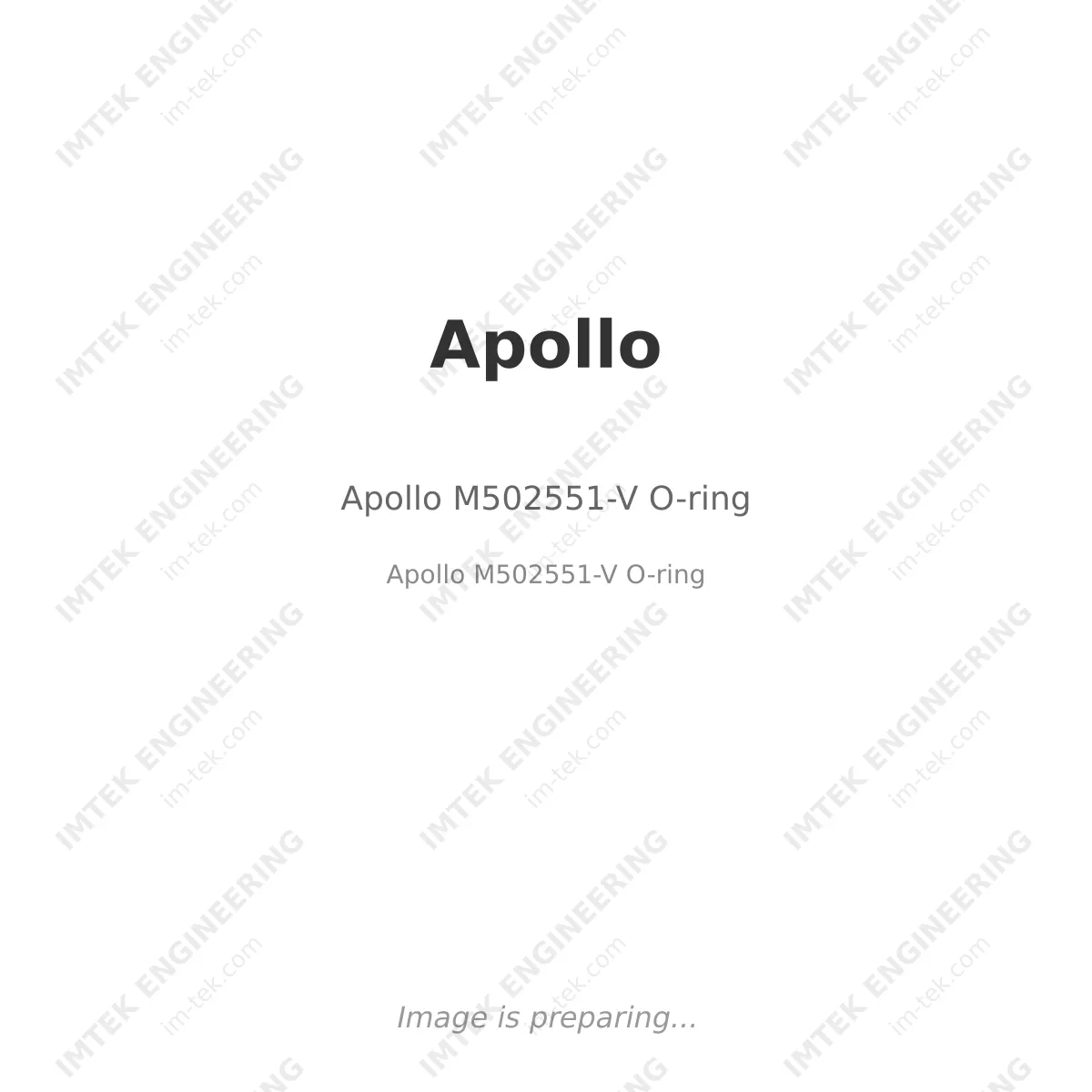 Apollo Apollo M502551-V O-ring - Apollo M502551-V O-ring