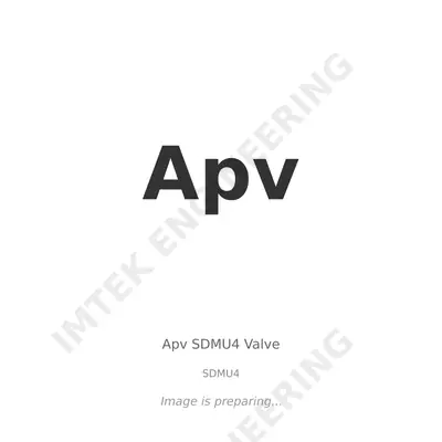 Apv Apv SDMU4 Valve - SDMU4