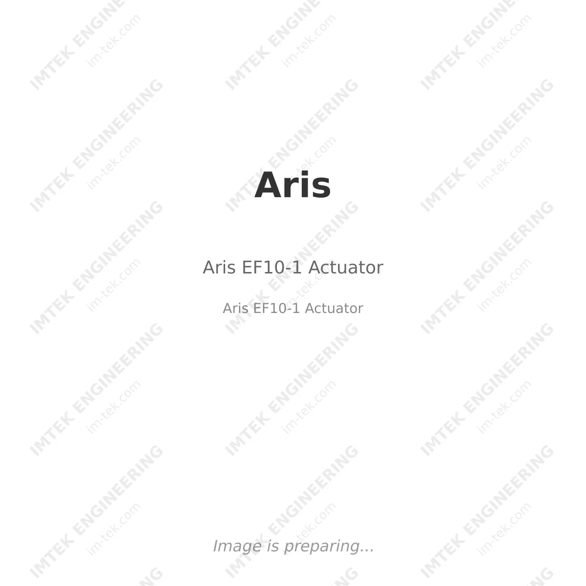 Aris Aris EF10-1 Actuator - Aris EF10-1 Actuator