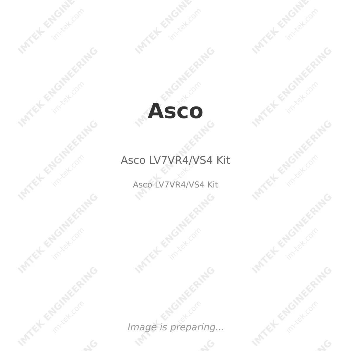 Asco Asco LV7VR4/VS4 Kit - Asco LV7VR4/VS4  Kit