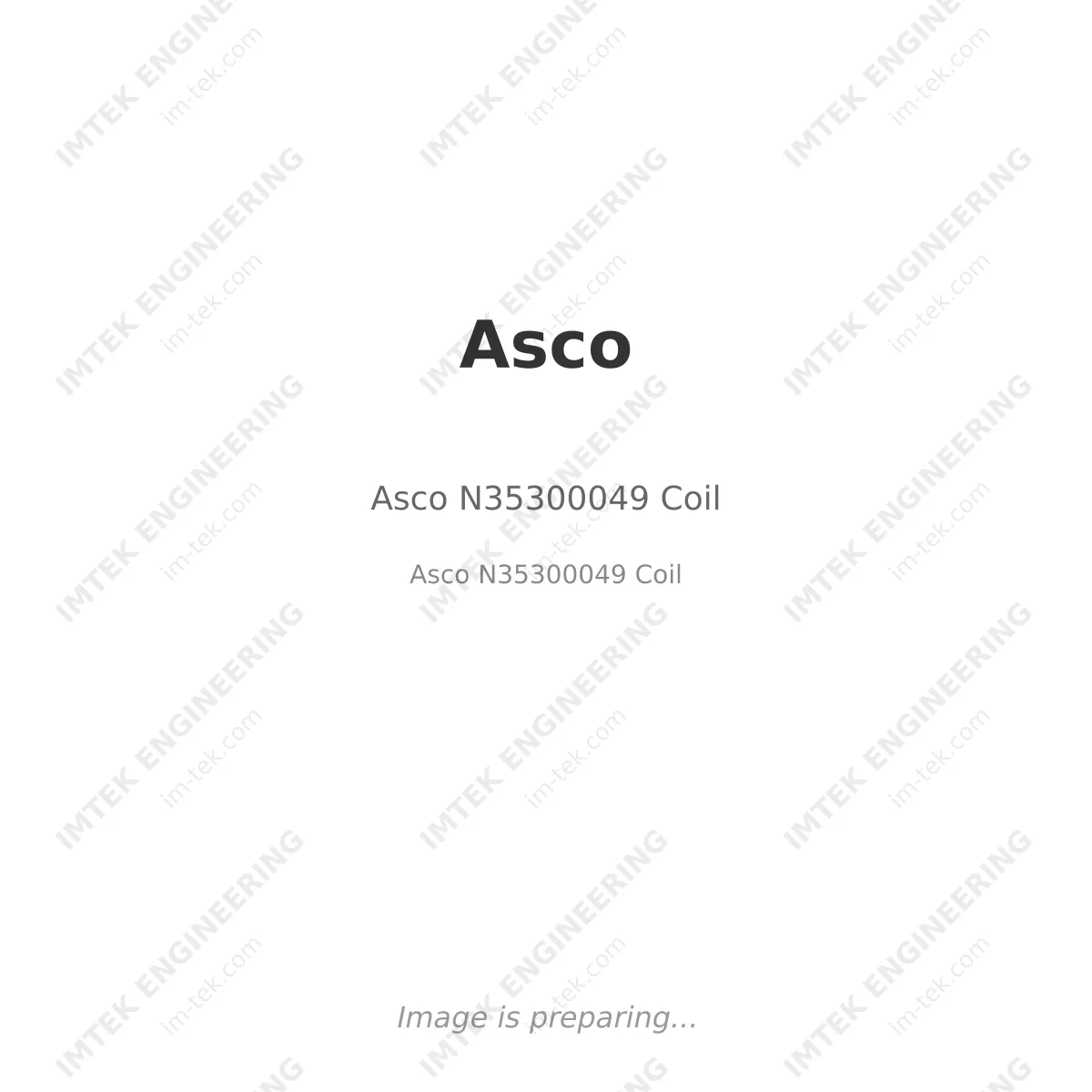 Asco Asco N35300049 Coil - Asco N35300049  Coil
