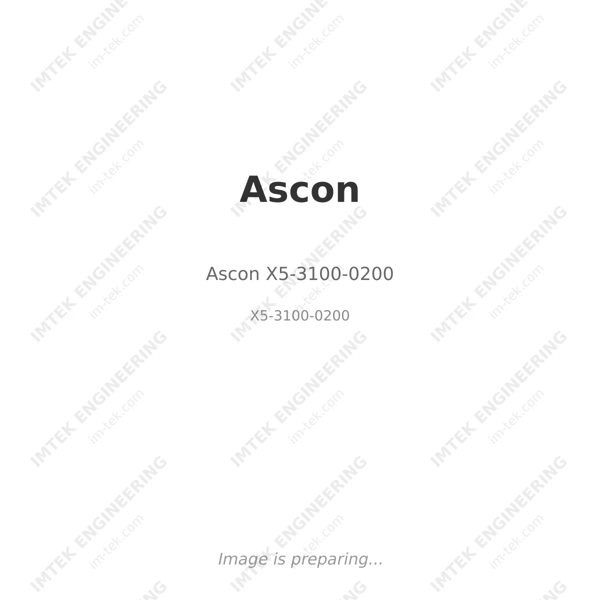 Ascon Ascon X5-3100-0200 - X5-3100-0200