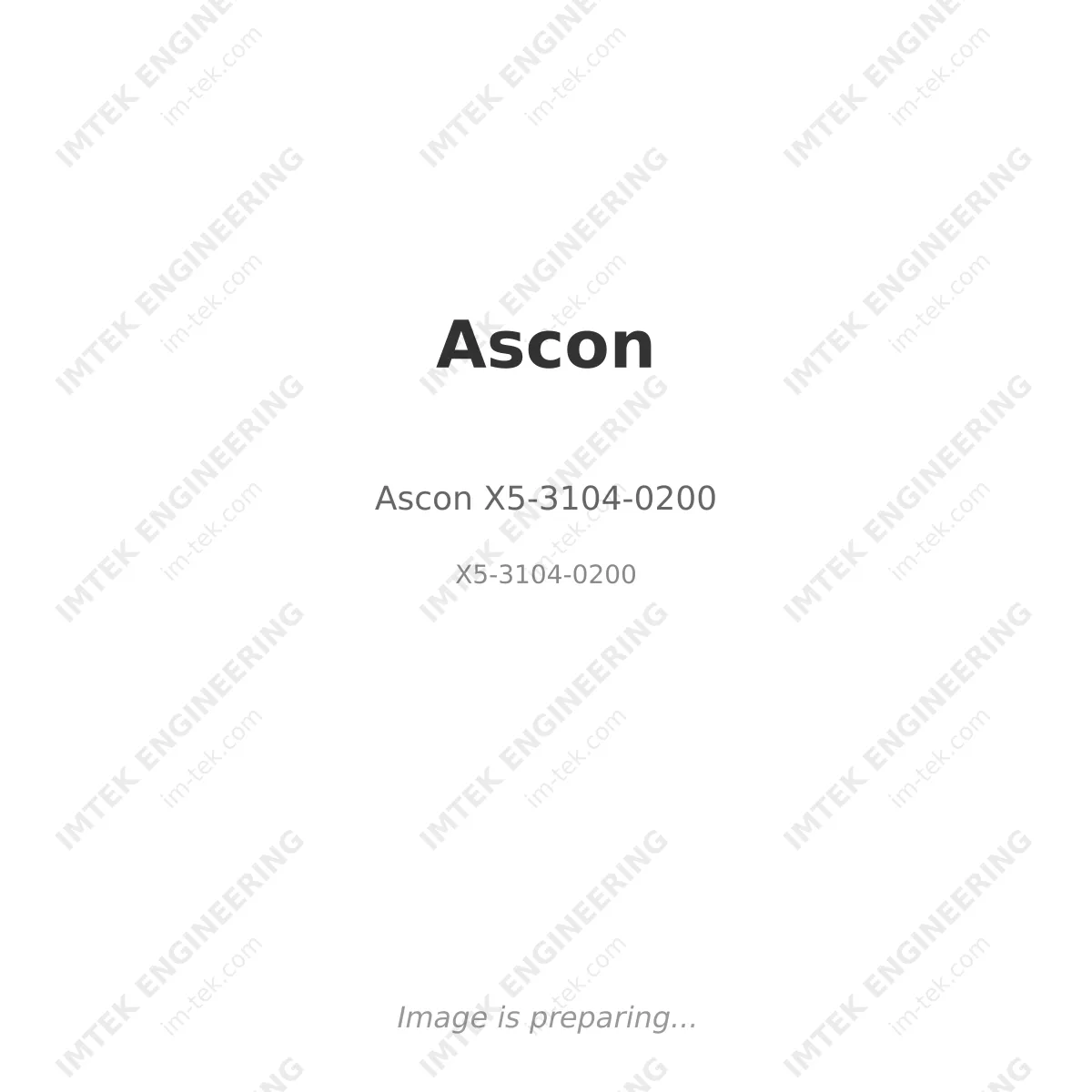 Ascon Ascon X5-3104-0200 - X5-3104-0200