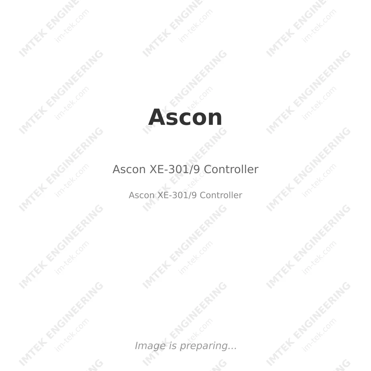Ascon Ascon XE-301/9 Controller - Ascon XE-301/9  Controller