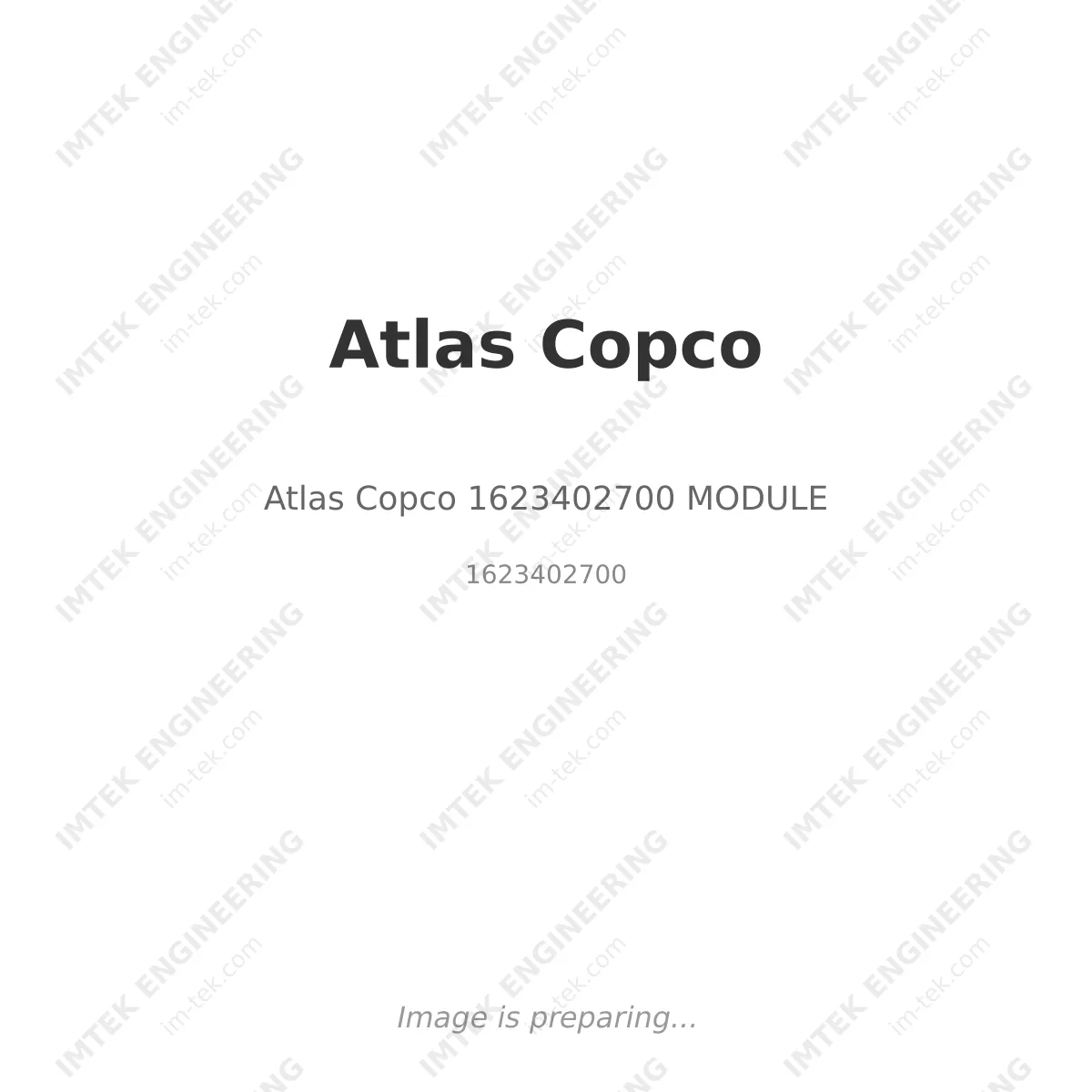 Atlas Copco Atlas Copco 1623402700 MODULE - 1623402700