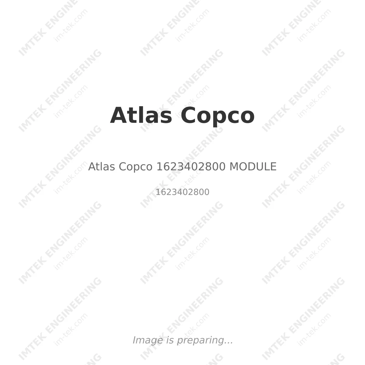 Atlas Copco Atlas Copco 1623402800 MODULE - 1623402800