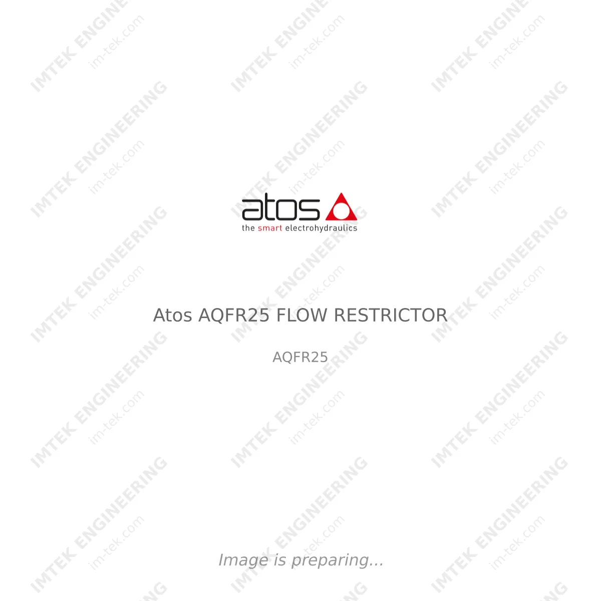 Atos Atos AQFR25 FLOW RESTRICTOR - AQFR25