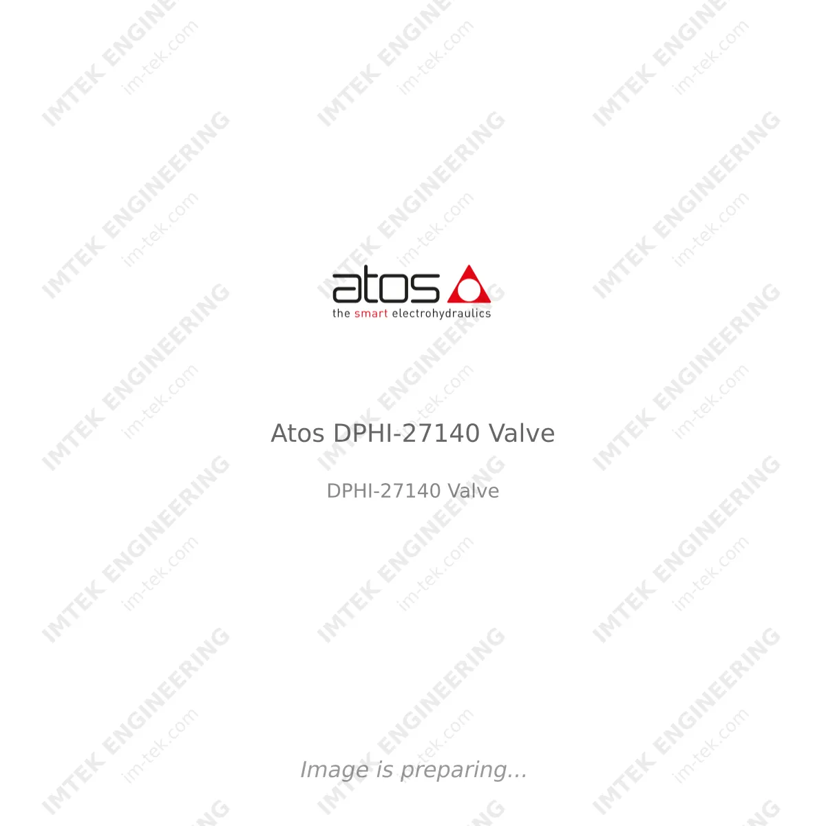Atos Atos DPHI-27140 Valve - DPHI-27140 Valve