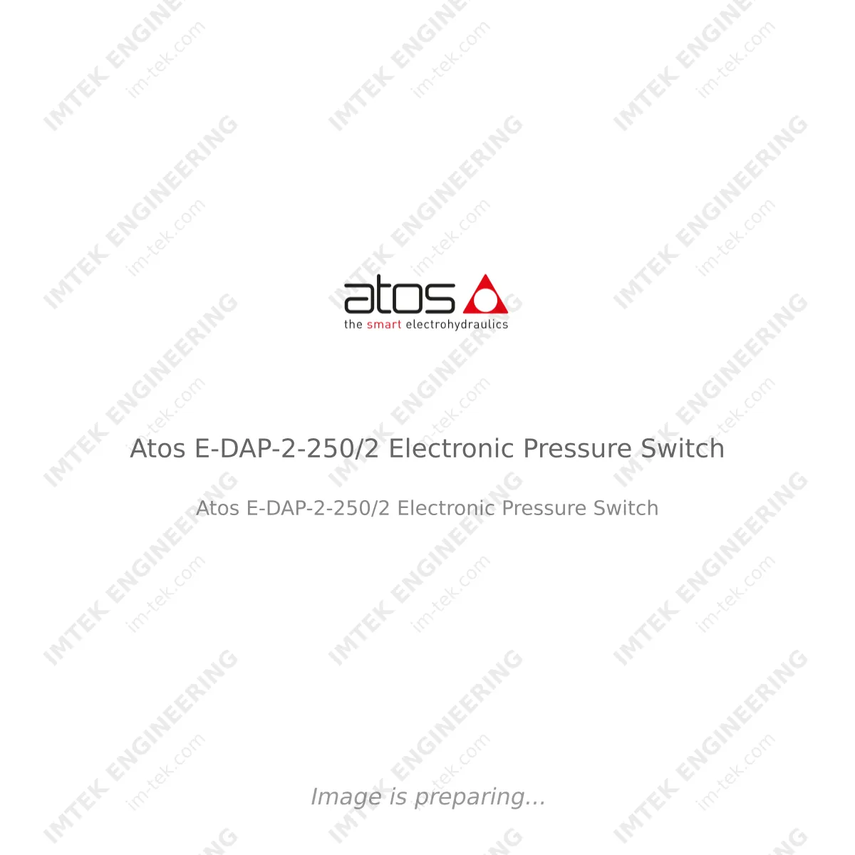 Atos Atos E-DAP-2-250/2 Electronic Pressure Switch - Atos E-DAP-2-250/2 Electronic Pressure Switch