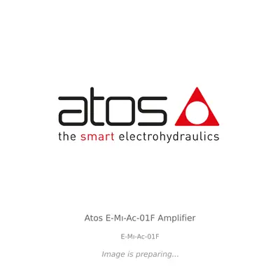 Atos Atos E-Mi-Ac-01F Amplifier - E-Mi-Ac-01F thumbnail 1