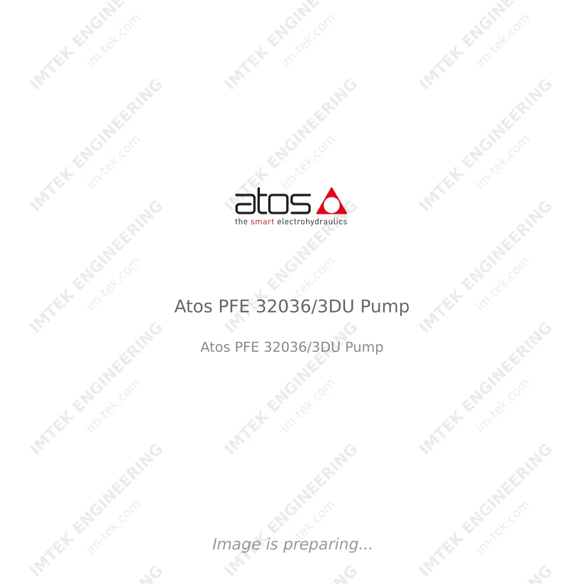 Atos Atos PFE 32036/3DU Pump - Atos PFE 32036/3DU  Pump