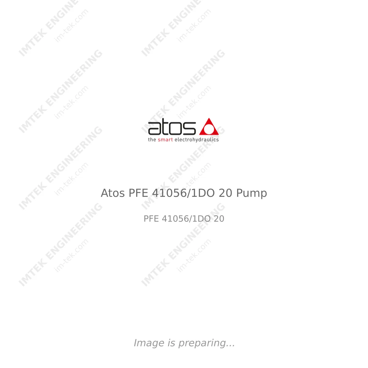 Atos Atos PFE 41056/1DO 20 Pump - PFE 41056/1DO 20