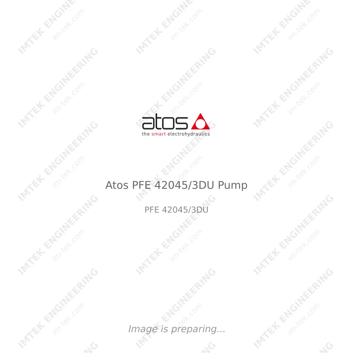 Atos Atos PFE 42045/3DU Pump - PFE 42045/3DU
