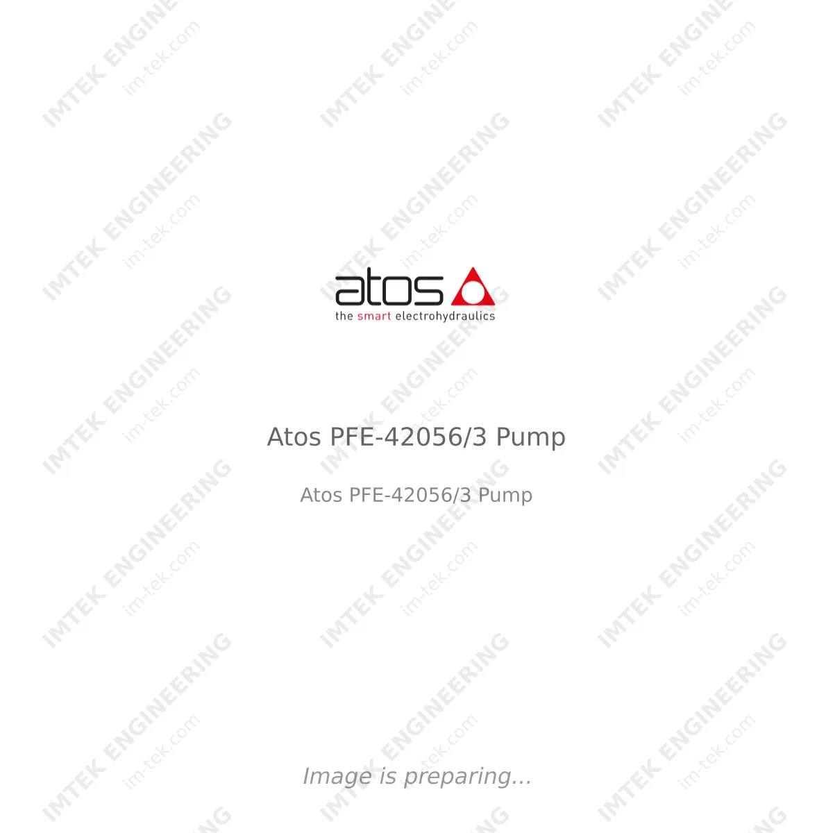 Atos Atos PFE-42056/3 Pump - Atos PFE-42056/3 Pump