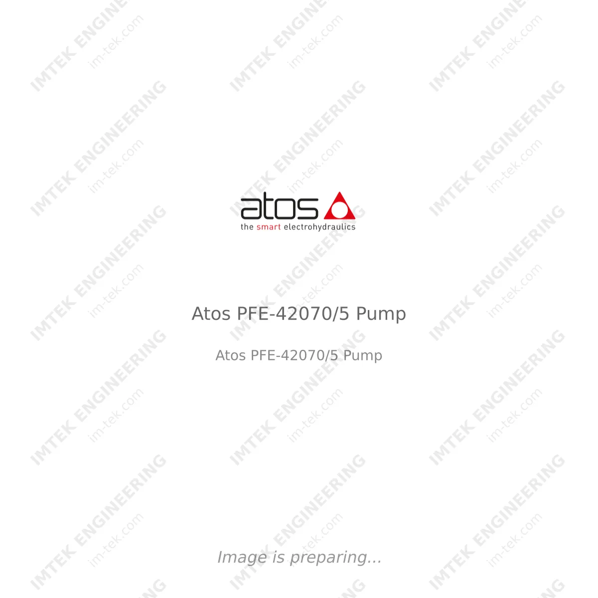 Atos Atos PFE-42070/5 Pump - Atos PFE-42070/5 Pump