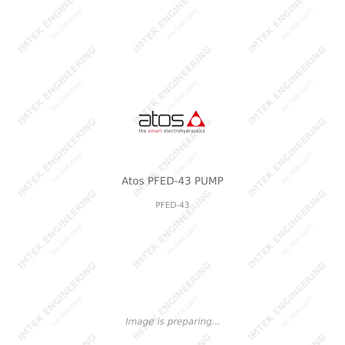 Atos Atos PFED-43 PUMP - PFED-43