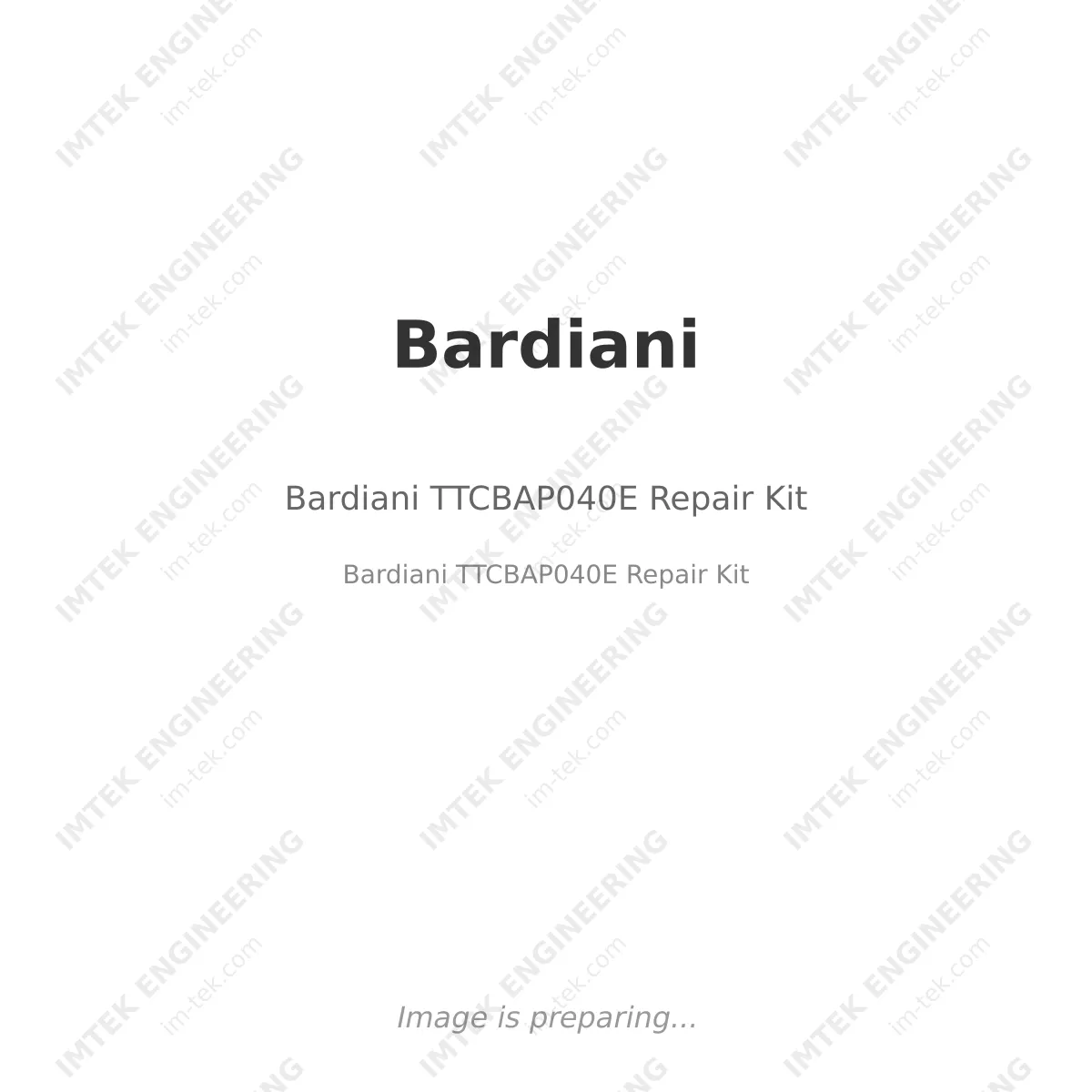 Bardiani Bardiani TTCBAP040E Repair Kit - Bardiani TTCBAP040E  Repair Kit