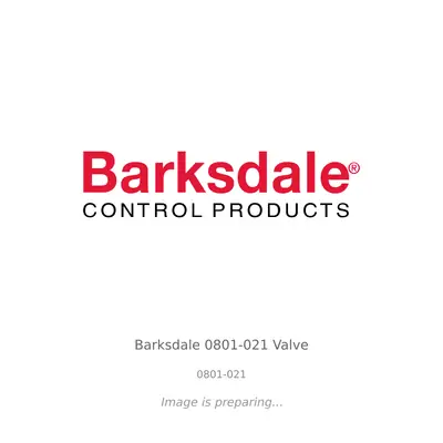 Barksdale Barksdale 0801-021 Valve - 0801-021