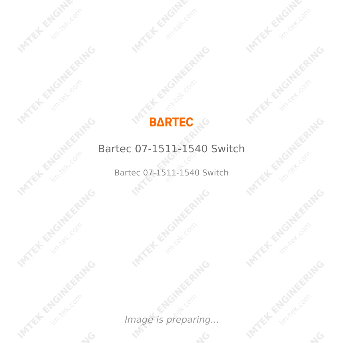 Bartec Bartec 07-1511-1540 Switch - Bartec 07-1511-1540 Switch