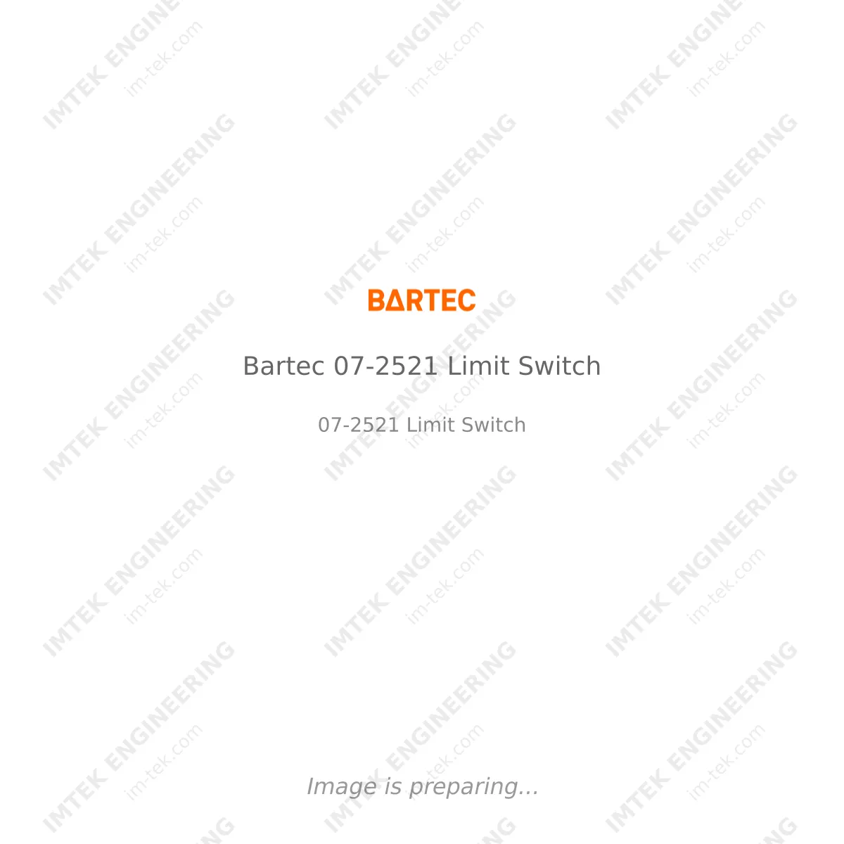 Bartec Bartec 07-2521 Limit Switch - 07-2521 Limit Switch