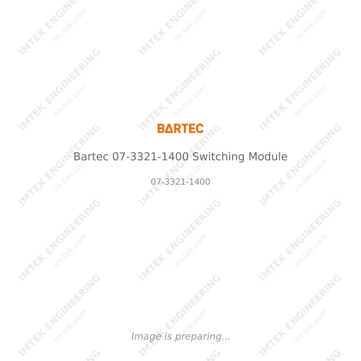 Bartec Bartec 07-3321-1400 Switching Module - 07-3321-1400