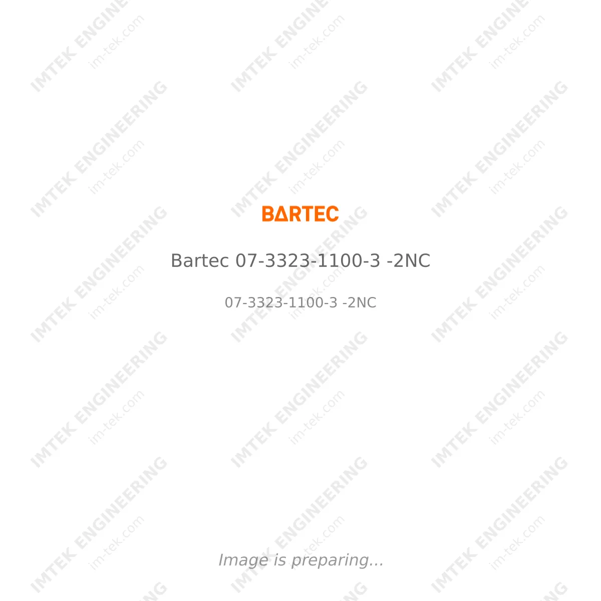 Bartec Bartec 07-3323-1100-3 -2NC - 07-3323-1100-3 -2NC