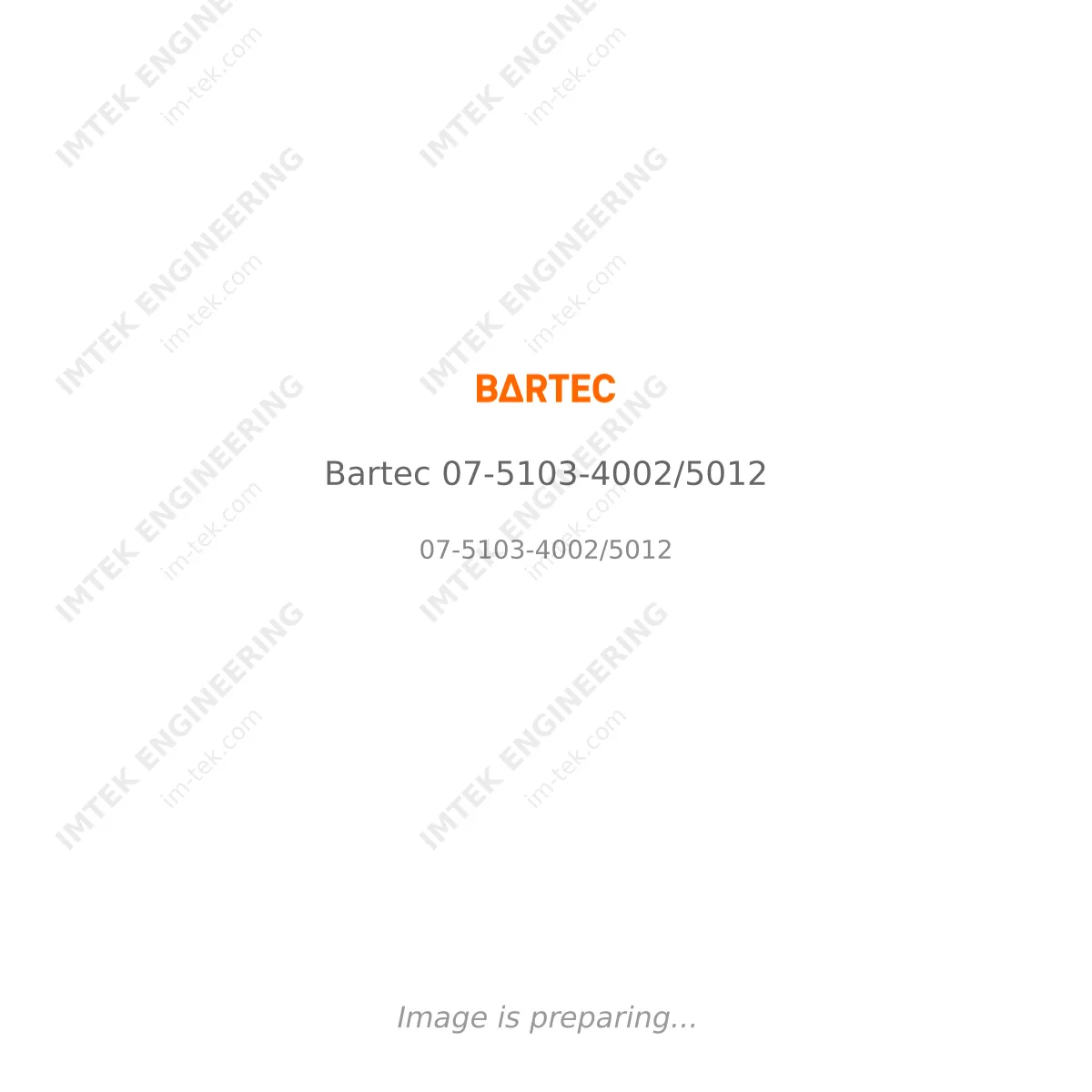 Bartec Bartec 07-5103-4002/5012 - 07-5103-4002/5012