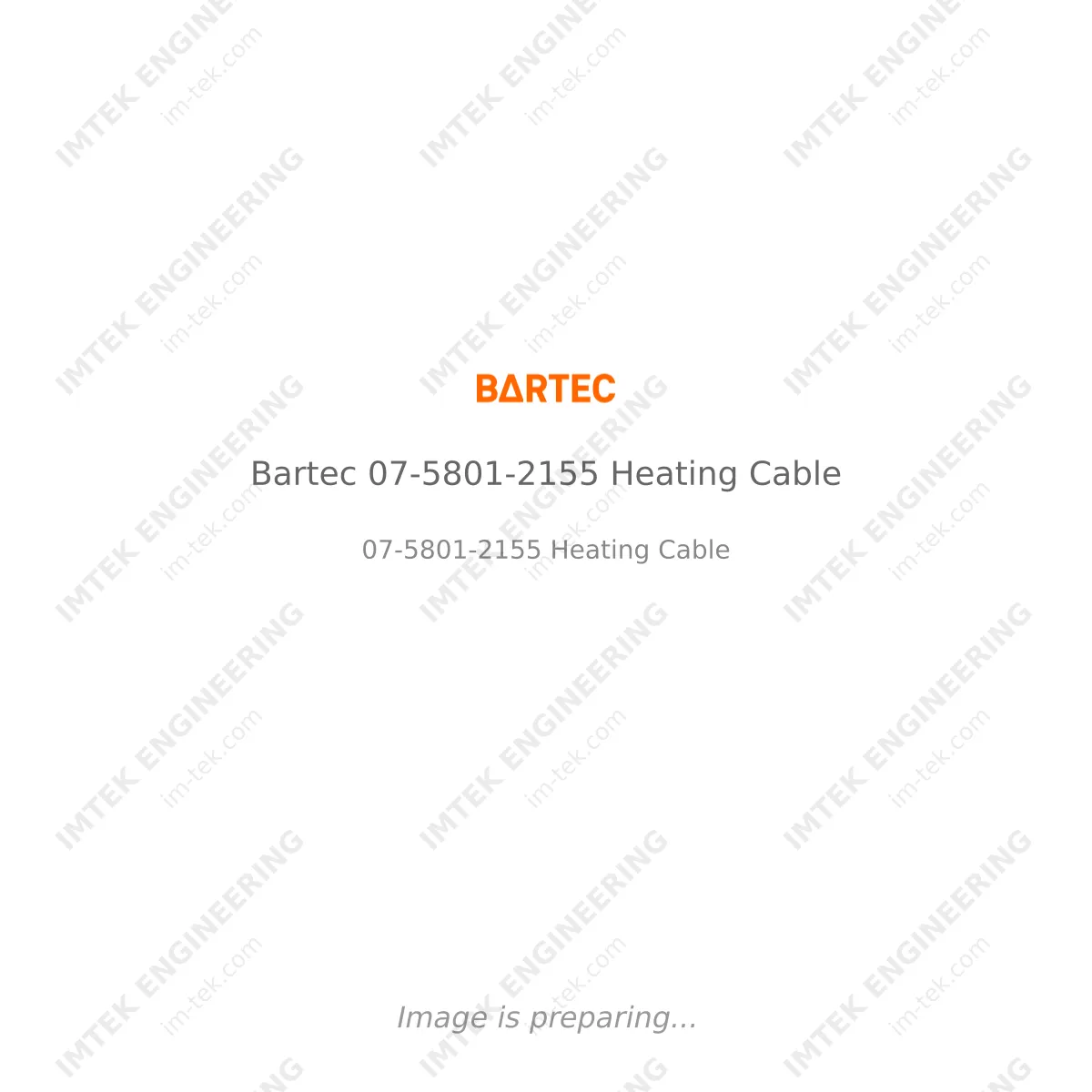 Bartec Bartec 07-5801-2155 Heating Cable - 07-5801-2155 Heating Cable