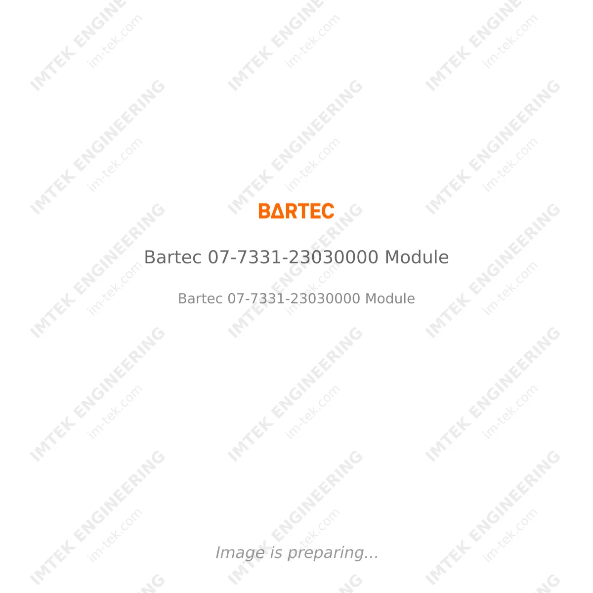 Bartec Bartec 07-7331-23030000 Module - Bartec 07-7331-23030000 Module
