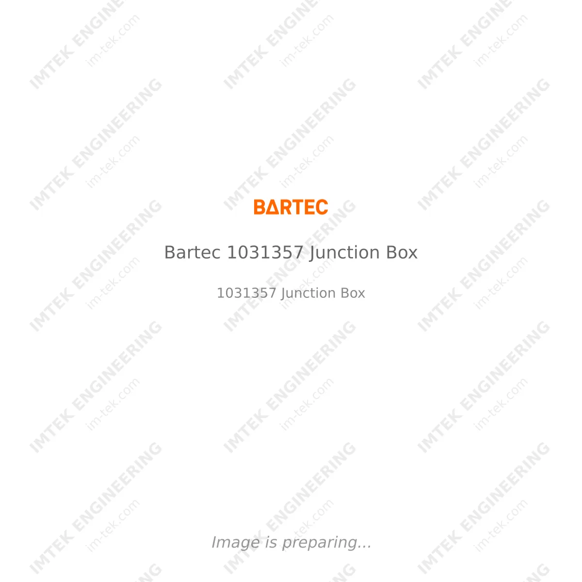 Bartec Bartec 1031357 Junction Box - 1031357 Junction Box