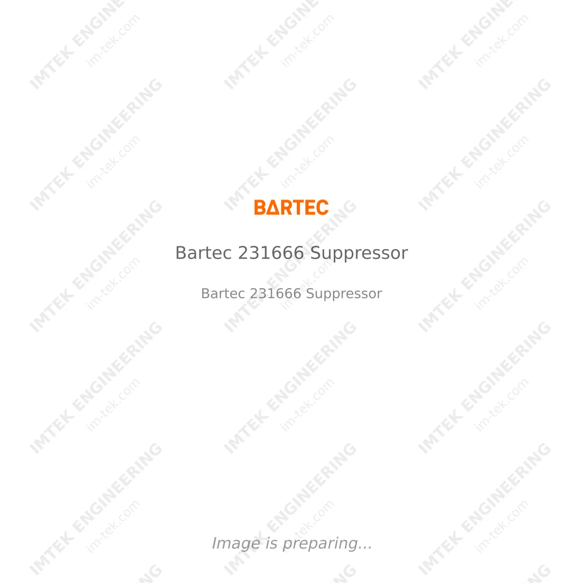 Bartec Bartec 231666 Suppressor - Bartec 231666 Suppressor