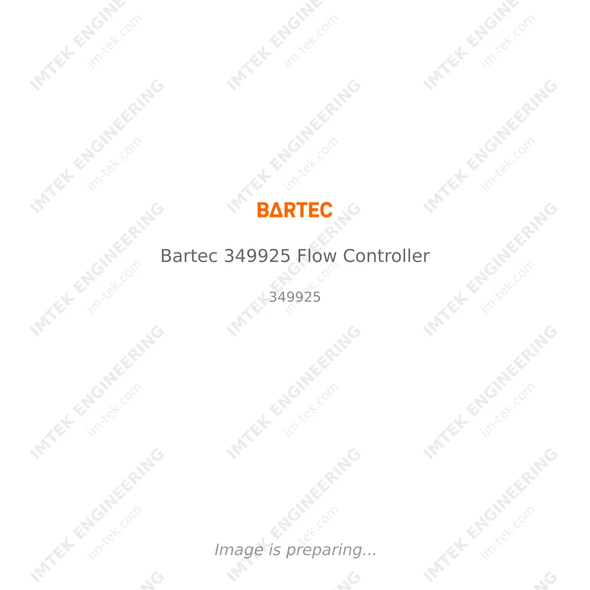 Bartec Bartec 349925 Flow Controller - 349925