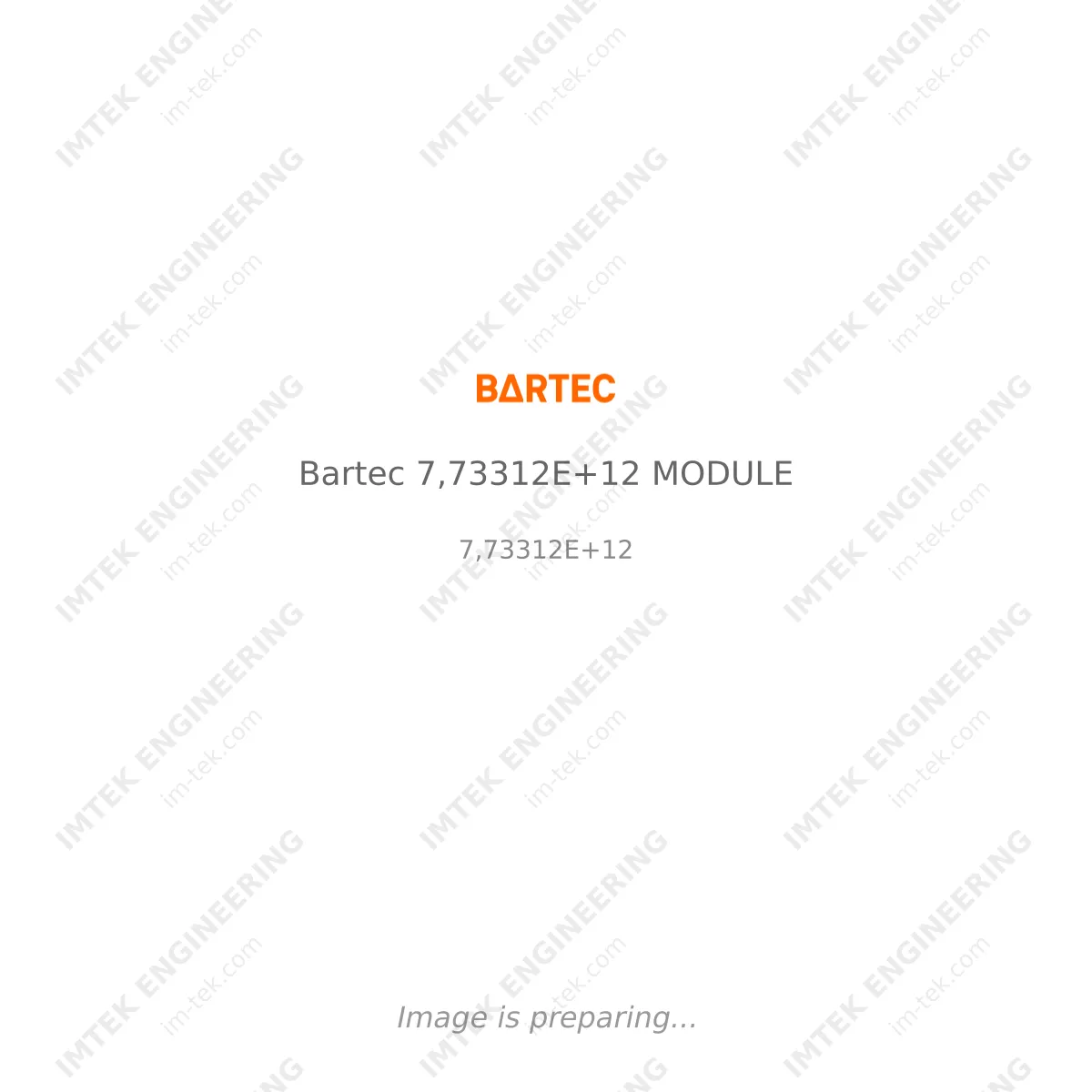 Bartec Bartec 7,73312E+12 MODULE - 7,73312E+12