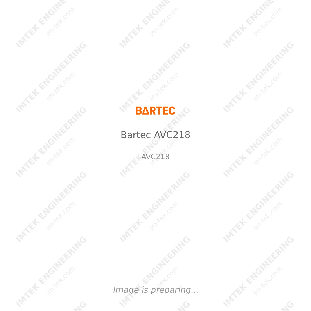 Bartec Bartec AVC218 - AVC218