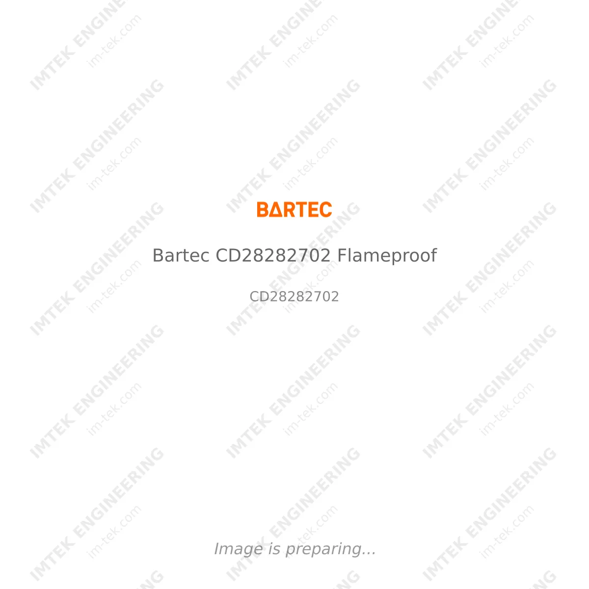 Bartec Bartec CD28282702 Flameproof - CD28282702