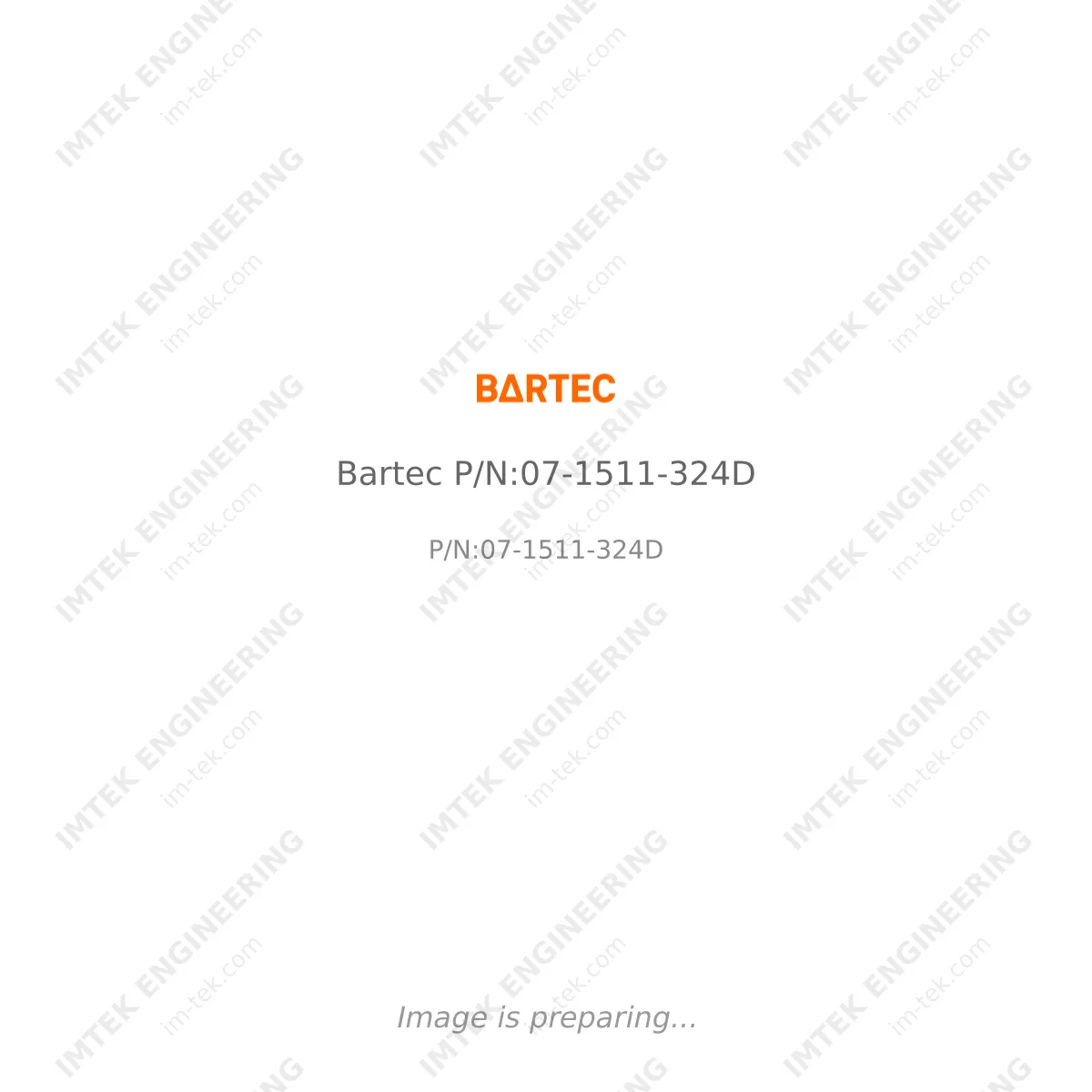 Bartec Bartec P/N:07-1511-324D - P/N:07-1511-324D