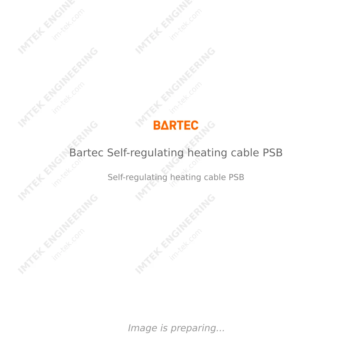 Bartec Bartec Self-regulating heating cable PSB - Self-regulating heating cable PSB