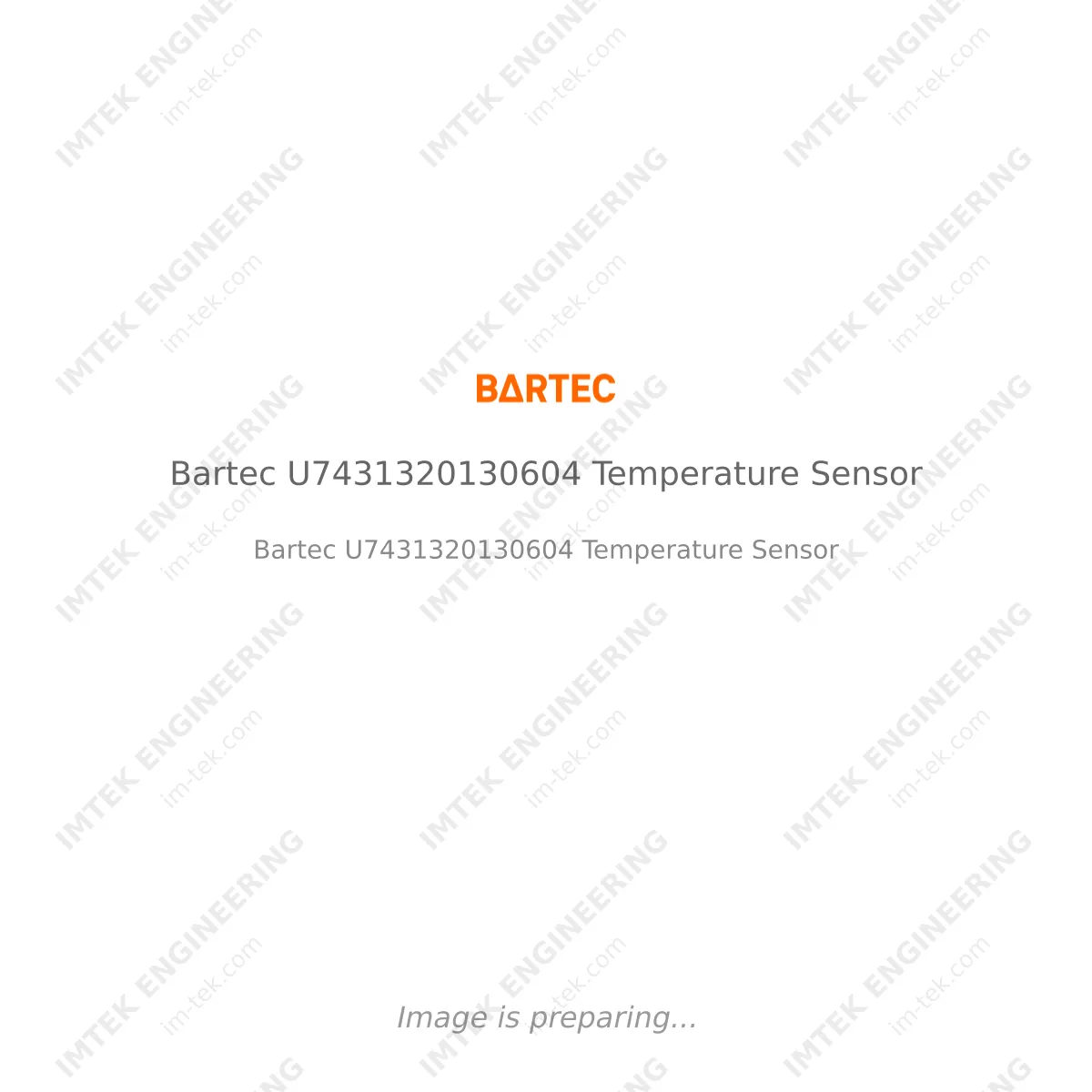 Bartec Bartec U7431320130604 Temperature Sensor - Bartec U7431320130604 Temperature Sensor